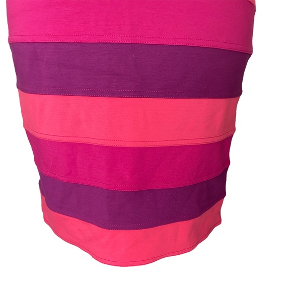 Lilly Pulitzer Cheyenne Banded Striped Pencil Slip Skirt in Passion Pink - S - Picture 4 of 11